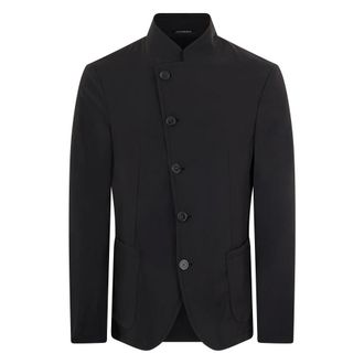 Emporio Armani Light Jackets, male, Black, Size: XL Elegant Jacket