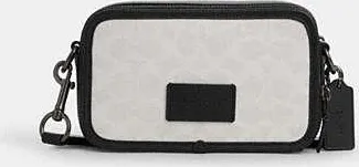 Coach Mens Wyatt Crossbody Bag in Signature Canvas | PVC