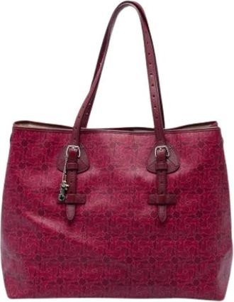 Celine Pre-owned Vintage Tote Bag - Dames - Vintage Shopper - Rood - ONE Size - Leer - Vintage