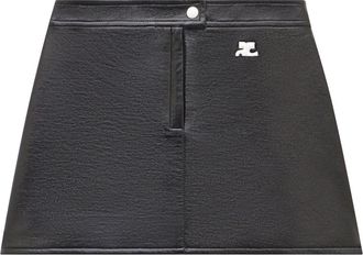 Courr&egrave;ges A-line Mini Skirt