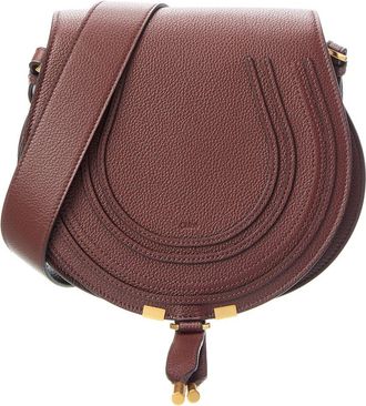 Chlo&eacute; Marcie Leather Saddle Bag