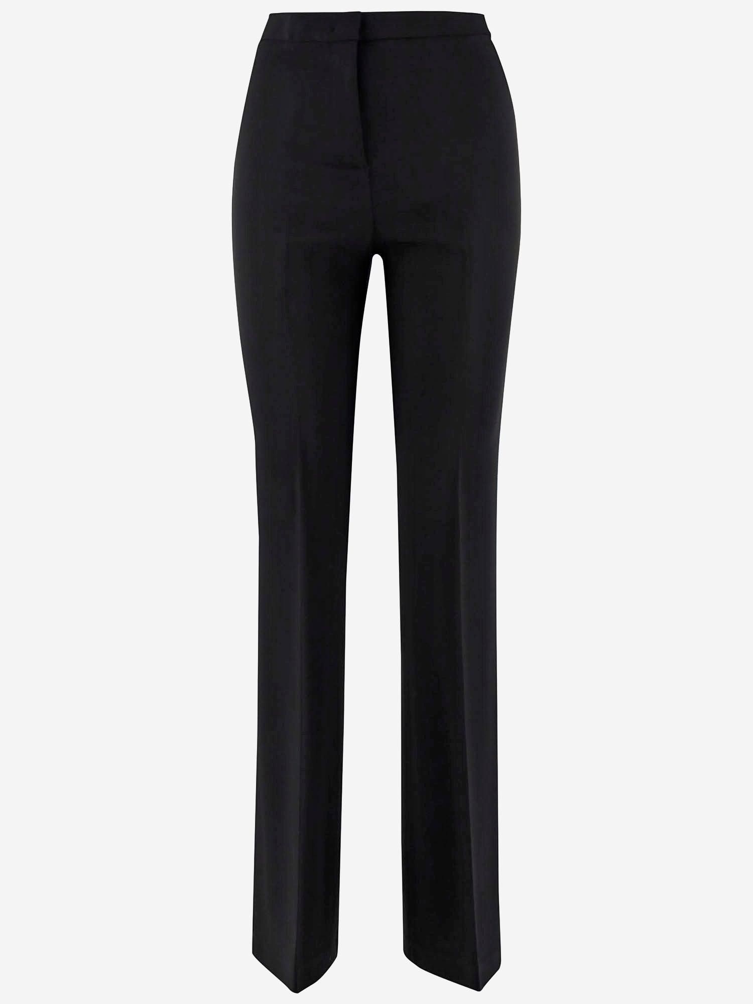 パンツ PINKO DARK BLUE COTTON PANTS Pinko Flora flared stretch cotton jeans for women 100561a20n