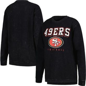 G-III 4Her by Carl Banks Womens G-III 4Her by Carl Banks Black San Francisco 49ers Comfy Cord Pullover Sweatshirt at Nordstrom, Size X-Large