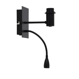 Light & Living Aplique De Pared - Regina - Negro - Metal - - Light&living