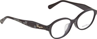 Ferragamo Salvatore Ferragamo Demo Oval Ladies Eyeglasses SF2856A 001 52