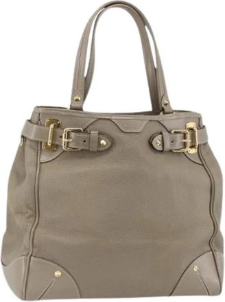 Louis Vuitton Pre-owned Handbags, female, Gray, Size: ONE SIZE Pre-owned Vintage Hand Bag