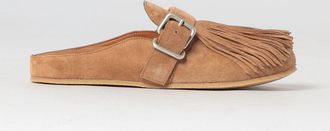 Vic Mati&eacute; Mules in camoscio con frange