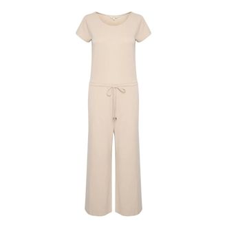 Part Two Mono Moonbeam con mangas cortas - Jumpsuits & Playsuits - Mujer - Beige - L