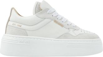 VIA VAI Isa Cecile Sneakers - Dames - Sneakers - Wit - 40 EU - Leer - Schoenen