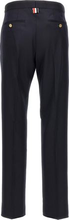 Thom Browne Mens Blue Wool Casual Pants