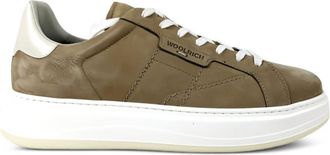 Woolrich Beige Lace Up Sneakers