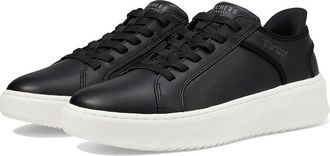 Skechers Court Break - Double Vented Hands Free Slip-Ins Mens Shoes Black : 10.5 D - Medium, Leather