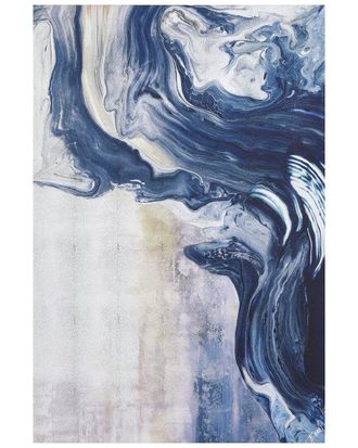 Empire Art Direct Ocean Whispers Abstract Wrapped Canvas Wall Art