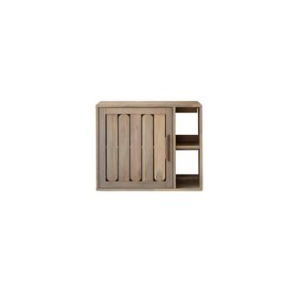 Tikamoon Mueble de ba&ntilde;o de acacia maciza de 80 cm