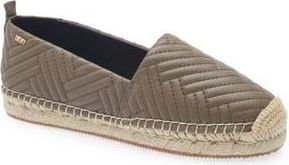 DKNY Maly Quilted Espadrille Flat in Truffle at Nordstrom Rack, Size 8.5