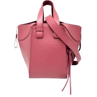 Loewe Pre-owned Handbag- Shoulder Bag - Dames - Pre-owned - Roze - Maat: ONE Size Leer