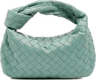 Bottega Veneta Mini Jodie Geweven Leren Handtas