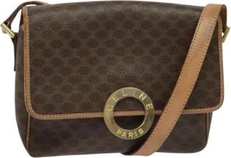 Celine Pre-owned Leather celine-bags - Dames - Vintage Schoudertas - Bruin - ONE Size - Leer - Vintage