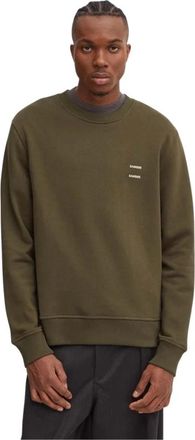 Sams&oslash;e & Sams&oslash;e Sweatshirts - Heren - Sweatshirts - Groen - S - Hoodies & sweatvesten