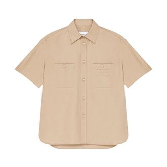 Givenchy Heren, Overhemden, Beige, Maat: S