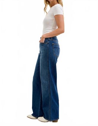 Judy Blue Baggy Style Wide Leg Jeans In Blue
