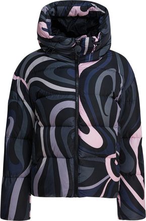 Pucci Nylon Down Jacket With Marmo Print