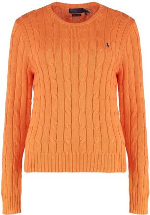 Polo Ralph Lauren Truien - Dames - Ronde hals truien - Oranje - L - Truien & Vesten