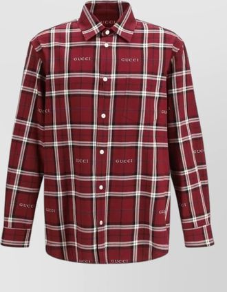 Gucci cotton pattern shirt