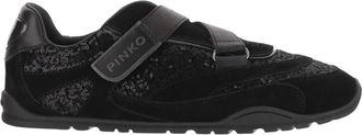 Pinko Yulia 03 Sneakers - Dames - Sneakers - Zwart - 36 EU - Leer - Schoenen