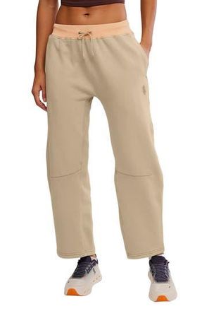 Free People FP Movement You Wish Tie Waist Sweatpants in Sandy Combo at Nordstrom Rack, Size X-Small