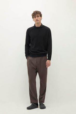 Naked Cashmere Lorenzo Cashmere Crewneck in Black at Nordstrom, Size X-Large