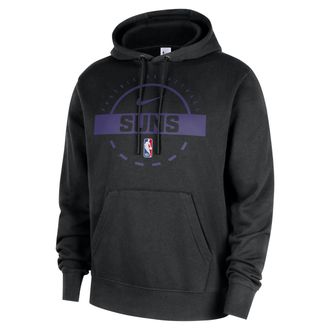 Nike Phoenix Suns Club Nike Mens NBA Practice Pullover Hoodie in Black | HM7201-010