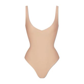 SKIMS Body de escote pronunciado - Underwear - Mujer - Beige - 2XS