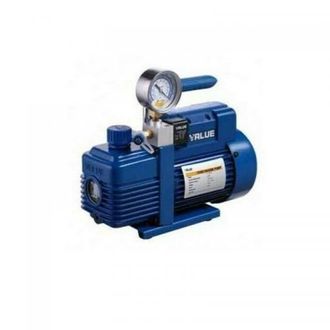 OEM Bomba Vac&iacute;o Value Vi220sv 1/3hp 51 L/min 15 Micrones Doble Etapa Con Solenoide Antirretorno Y Vacu&oacute;metro