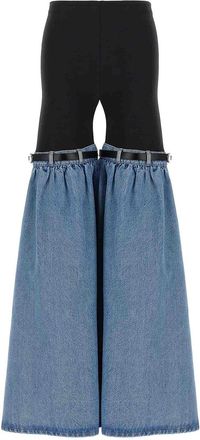 Coperni Hybrid Denim Flare Pants
