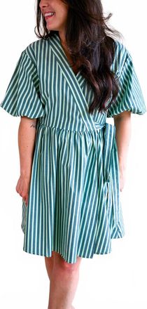 FRNCH Womens Melton Place Wrap Dress In Green
