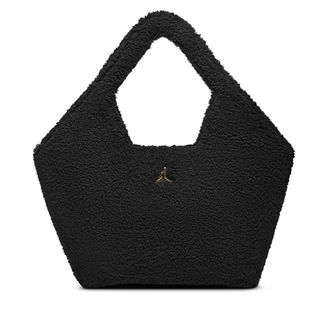 Nike Jordan Monarch High-Pile Tote (17L) in Black | WA9167-G0T