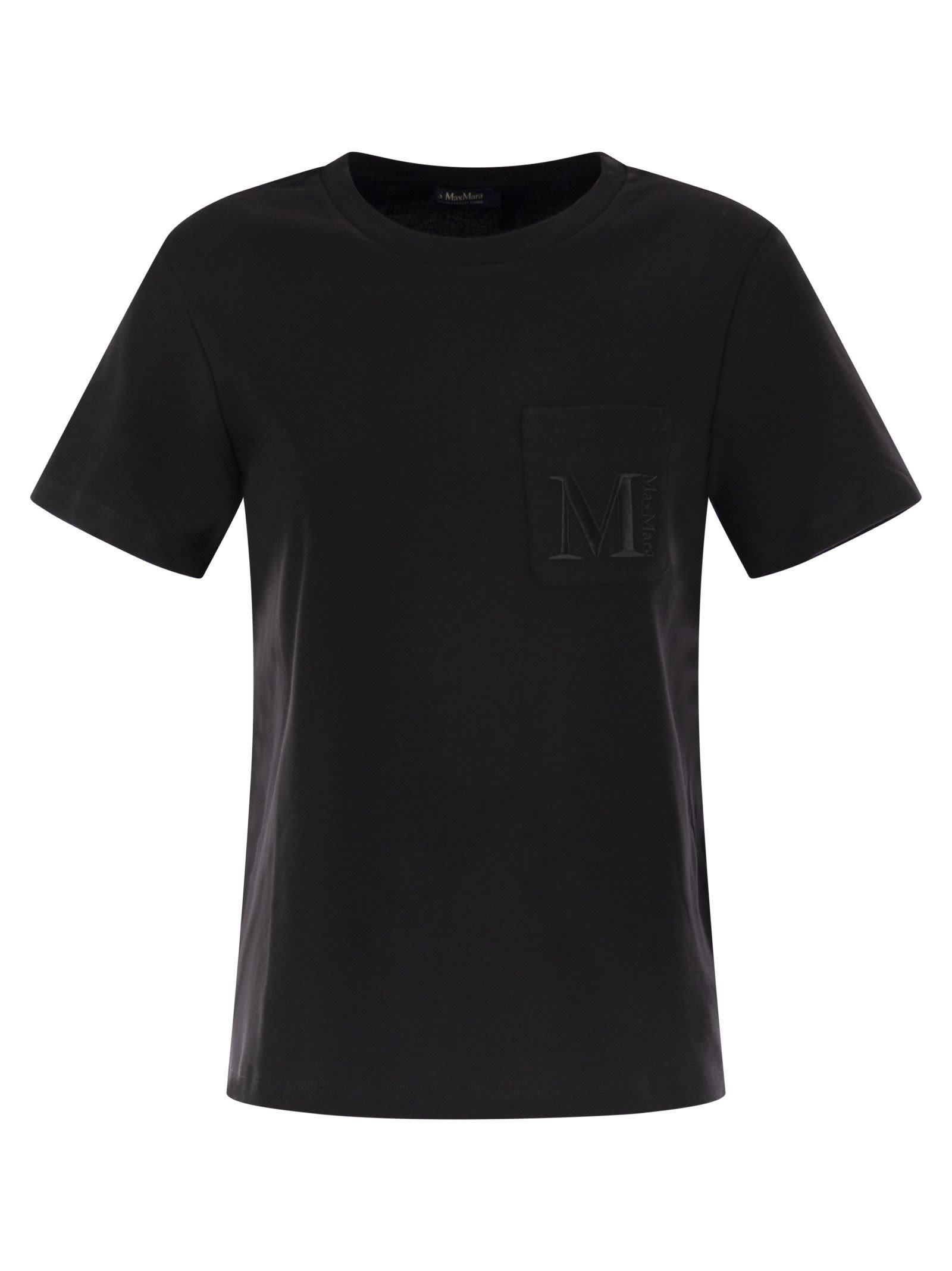 005 Black MARA 2511941038600 T-Shirt MAX Woman Tシャツ・カットソー