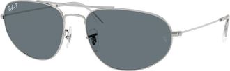 Ray-Ban Explorer IV Dark Blue Polarized Irregular Unisex Sunglasses RB3945 003/3R 60