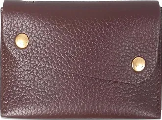 IL BISONTE leather-keyring cardholder - Brown
