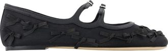 Marc Jacobs Ballerinas, female, Black, Size: 11 US The Bow Mesh Kiki Ballerina