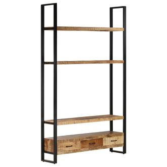 vidaXL Estanter&iacute;a Madera Maciza De Mango Rugosa 118x30x200 Cm Vidaxl