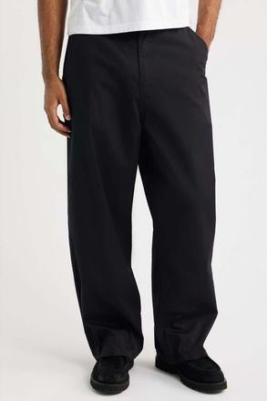 Carhartt Work in Progress Postal Single Knee Loose Fit Carpenter Pants in Black at Nordstrom, Size X-Large