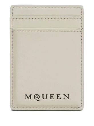 Alexander McQueen logo-detail leather cardholders - White