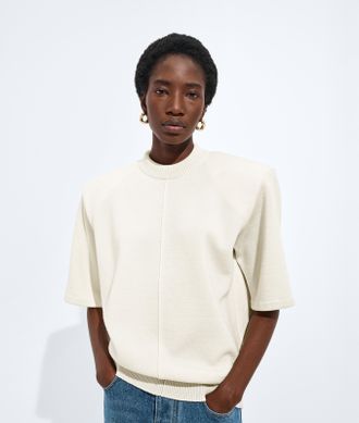 Bottega Veneta Top Sartoriale In Lana - Bottega Veneta