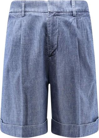 Valentino Denim Shorts, male, Blue, Size: S Denim Cotton Shorts