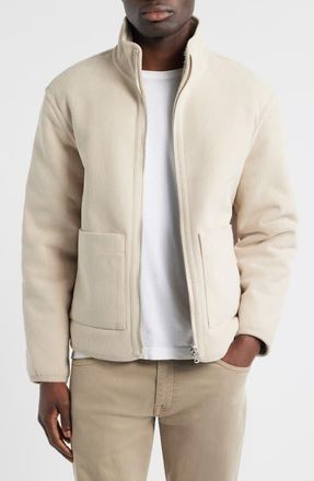 Wax London Killick Reversible Corduroy & Faux Shearling Jacket in Natural at Nordstrom, Size X-Large
