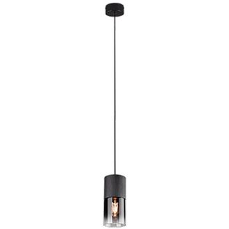 Trio L&aacute;mpara Colgante Trio Robin &Oslash; 10 Cm. Sal&oacute;n Y Dormitorio. Estilo Moderno. Metal. Color Negro
