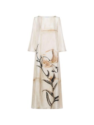 Pierre-Louis Mascia Printed Silk Dress