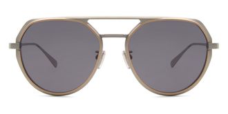 Bulgari BV40019U Polarized 17D Mens Sunglasses Silver Size 56